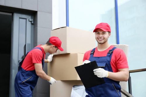 Efficient unloading at new business location in Clapham Common