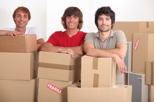 Professional movers assisting with a relocation in Clapham Common